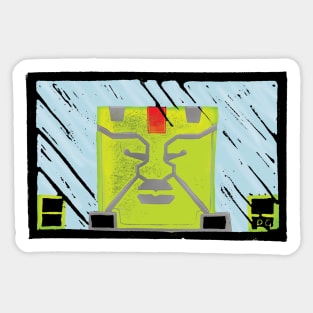 Bay Movie Ratchet Windscreen Sticker Face Sticker